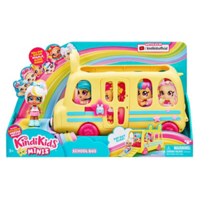 Kindi Kids Minis School Bus toy playset (British brand)