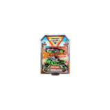 Monster Jam die-cast truck set with racecar 1:64, UK version