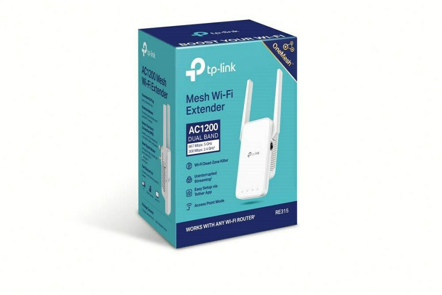 TP-Link AC1200 Dual Band Wi-Fi Extender - RE315