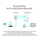 TP-Link AV600 Powerline Wi-Fi Kit TL-PA4220 (Britische Marke)