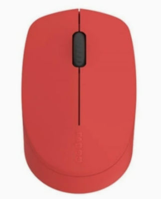Rapoo M100 silent wireless mouse in red, UK version