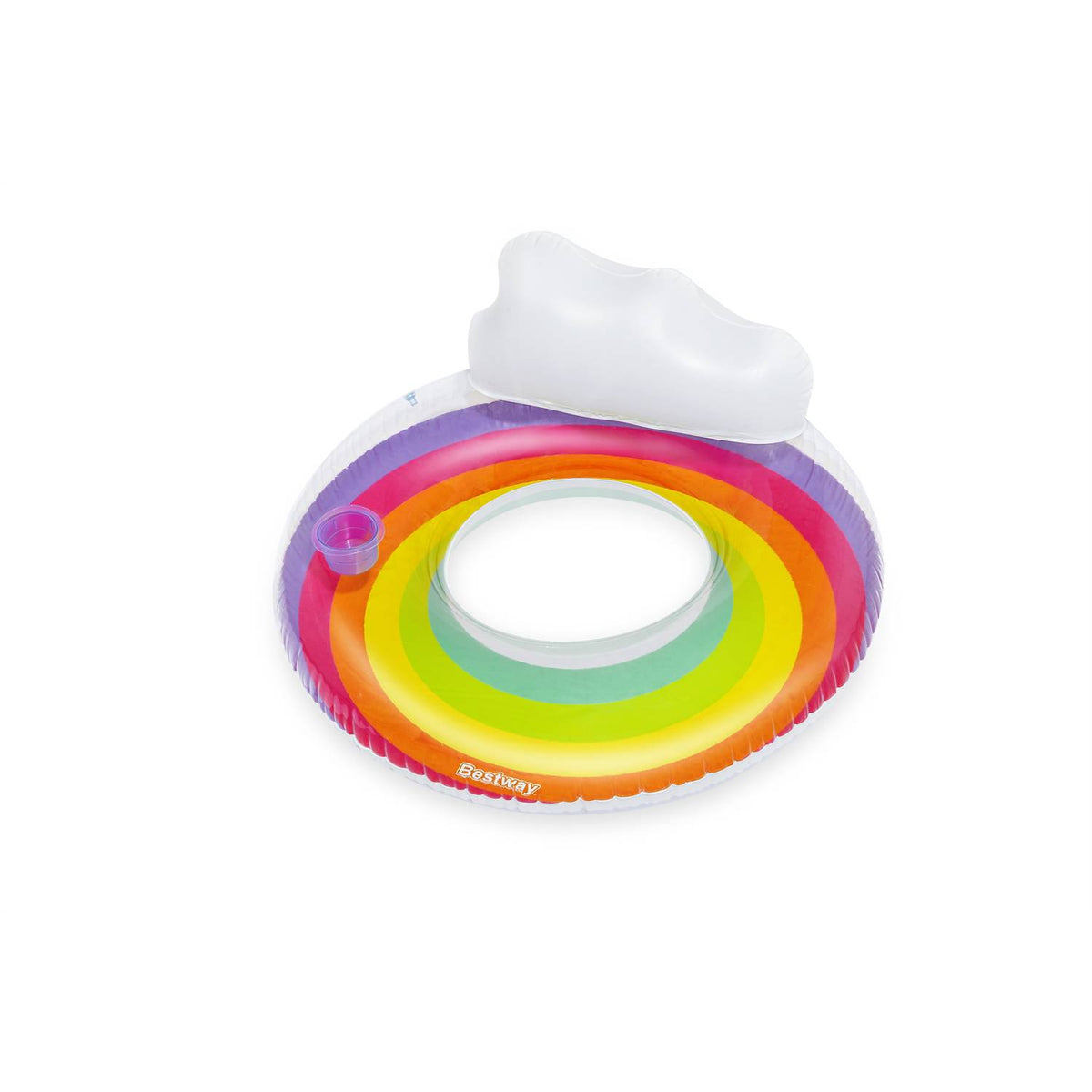 Bestway Rainbow Dreams swim tube 1.07m in rainbow design, imported from the UK