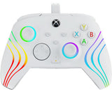 PDP Afterglow Wave Wired Controller for XBOX SERIES XS  XBOX ONE - White
