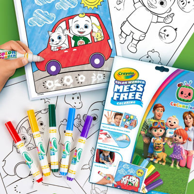 Crayola Cocomelon Colour Wonder Book (British brand)