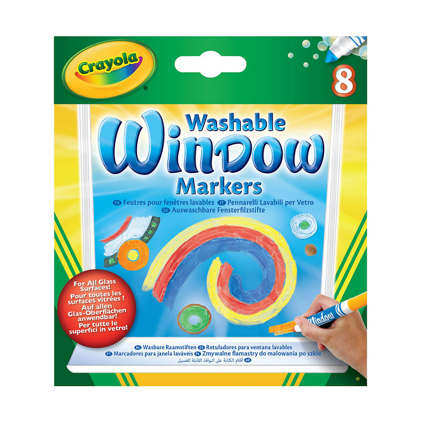 Crayola Washable Window Markers GOODS ASDA   