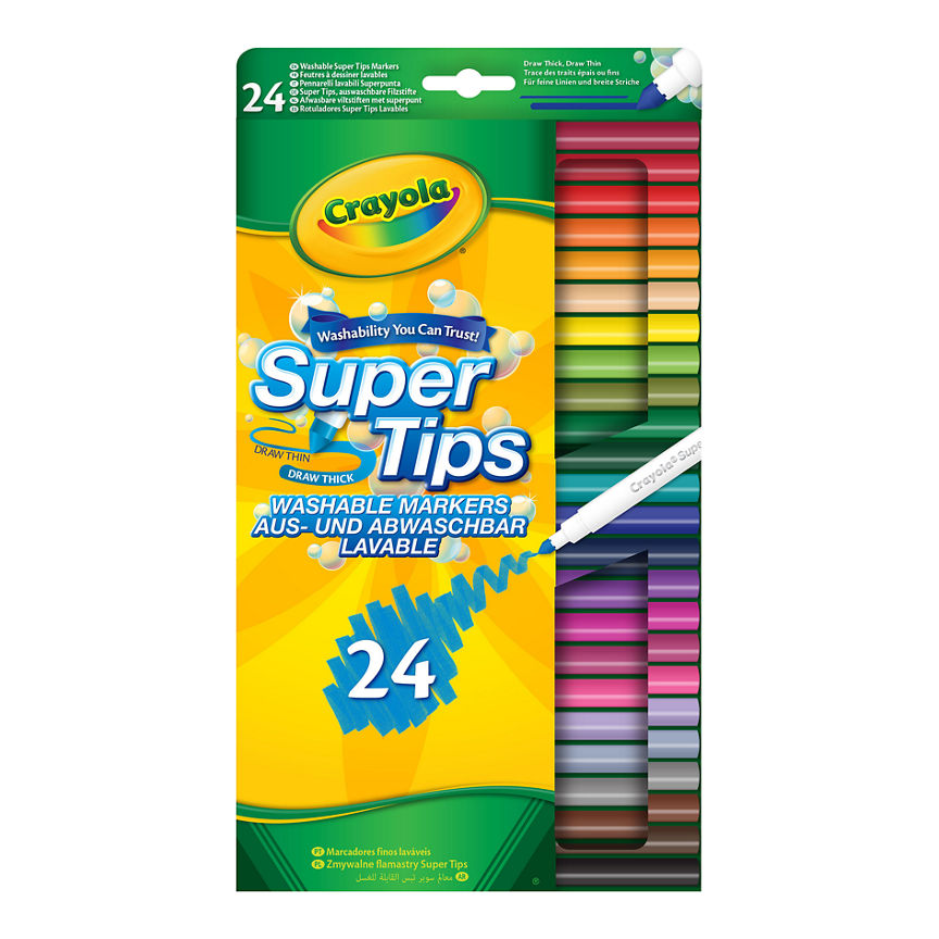 Crayola Super Tips Washable Markers GOODS ASDA   