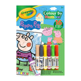 Crayola Peppa Pig colour by numbers colouring book 16 pages, imported from the UK