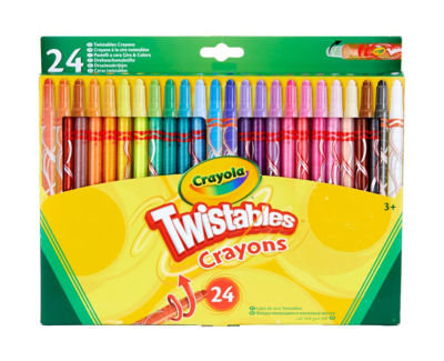 Crayola Twistables coloured wax crayons - British product