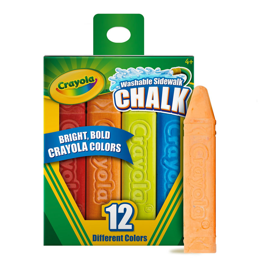 Crayola Washable Sidewalk Chalk Age 3+ Years GOODS ASDA   