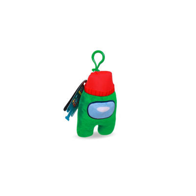 Among Us Green plush with bag clip, UK version