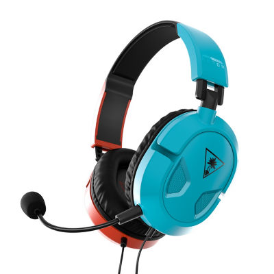 سماعة ألعاب Turtle Beach Recon 50 باللون الأحمر/الأزرق