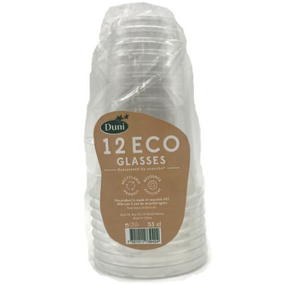 Duni large eco tumblers 12 pack, UK version