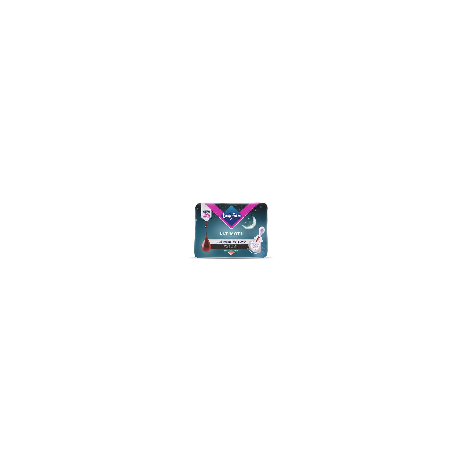 Bodyform sanitary towels Ultra Night 8 pack - British product