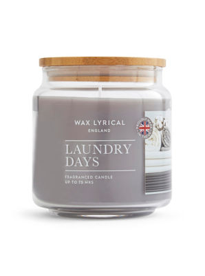 ASDA Wax Lyrical Laundry Days Medium Jar Candle 335g- Buy online at McGrocer