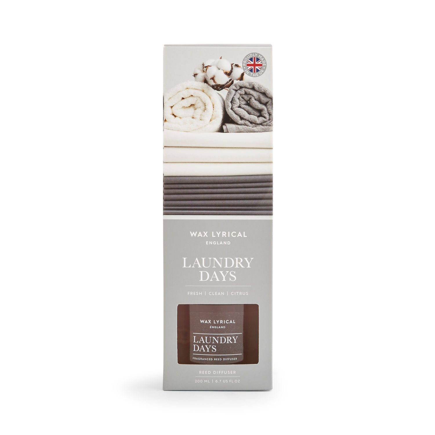 Wax Lyrical Laundry Days reed diffuser 200ml (British brand)