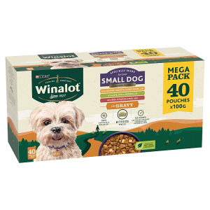 Winalot Herzhafte Brocken Kleiner Hund Gemischt in Soße Nassfutter 40 x 85g