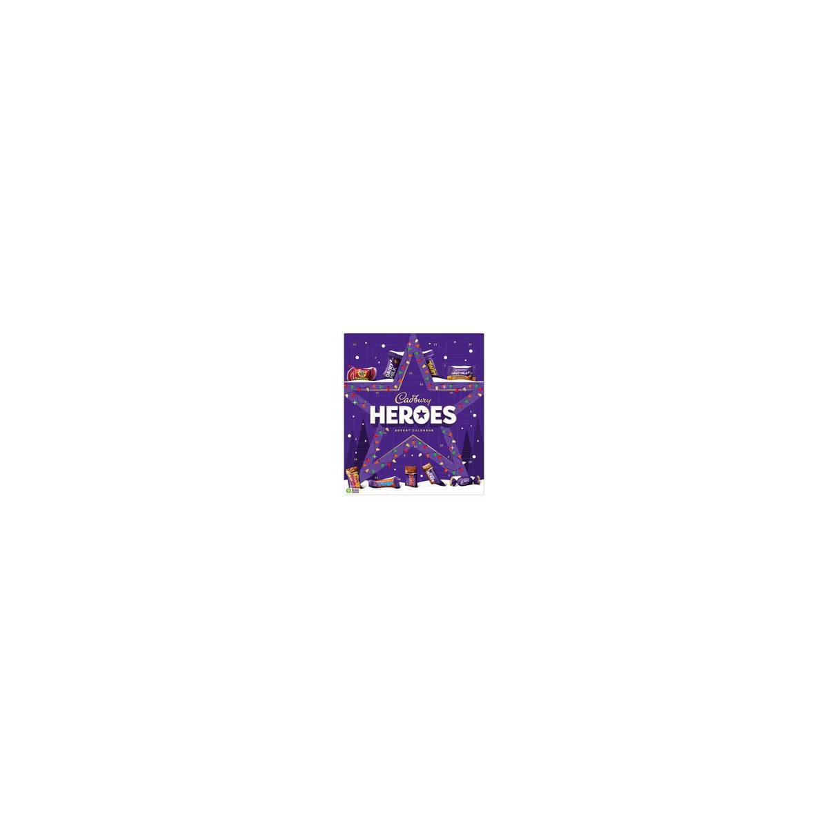 Cadbury Heroes chocolate advent calendar 230g, imported from the UK