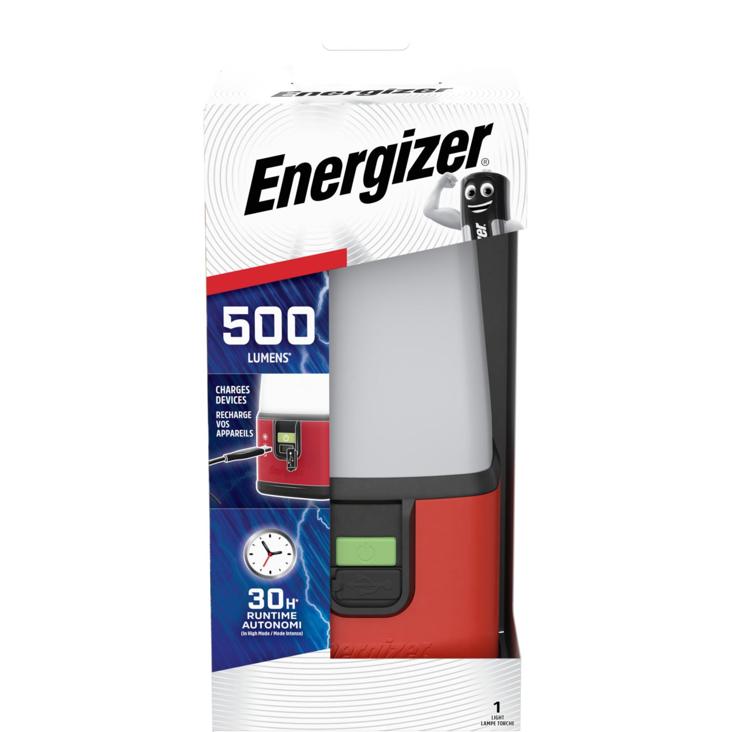 Energizer 360° LED camping lantern 500 lumen, imported from the UK