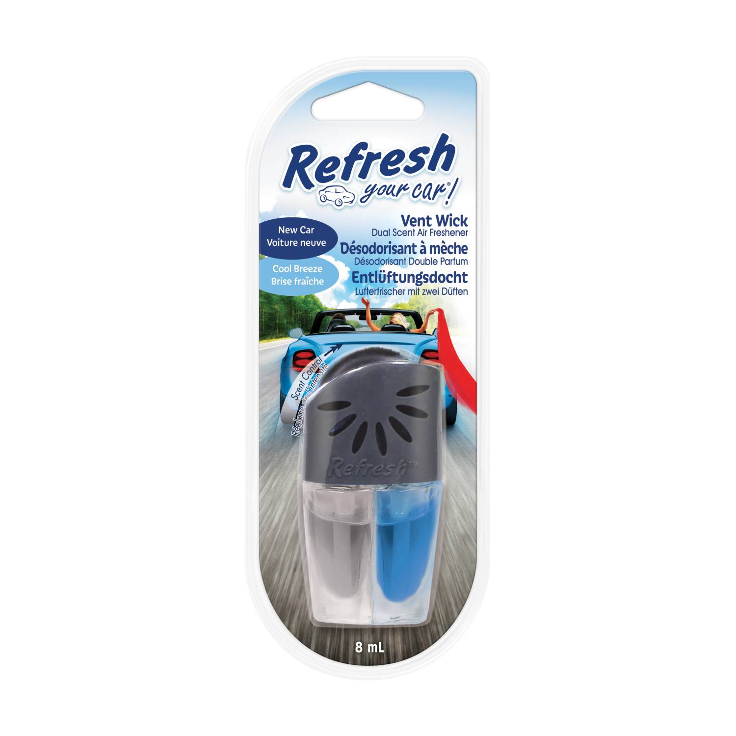 Refresh Your Car New Car & Cool Breeze vent wick, imported from the UK