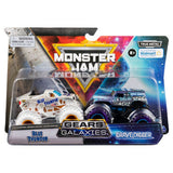 Monster Jam Zombie vs Hunter die-cast monster trucks 1:64 scale - British product