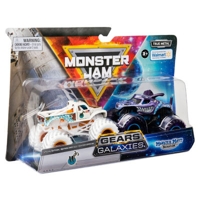 Monster Jam Zombie vs Hunter die-cast monster trucks 1:64 scale - British product
