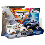 Monster Jam Zombie vs Hunter die-cast monster trucks 1:64 scale - British product