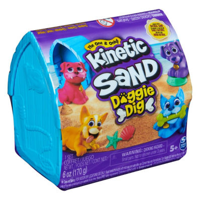 Kinetic Sand Doggie Dig Assortment Stiler Varierer Modelleringssandsett 170g