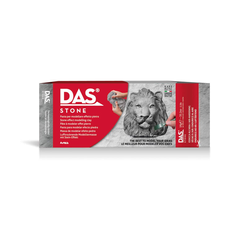 Daler Rowney DAS modelling clay in stone colour, 1kg - British product
