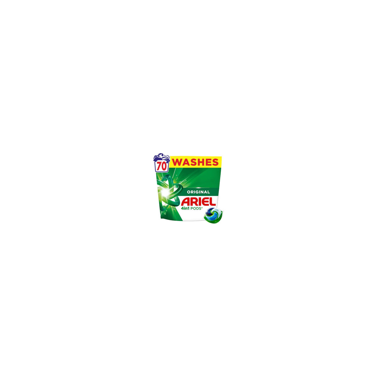 Ariel 4in1 PODS laundry capsules 70 washes, UK version