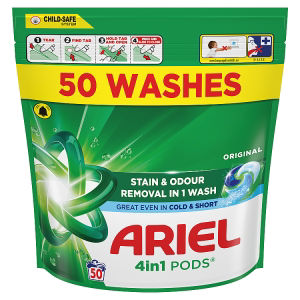 Ariel 4in1 PODS washing capsules 50 pack - British product