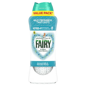 Fairy In-Wash Scent Booster Almond Milk & Manuka Honey 425g, imported from the UK
