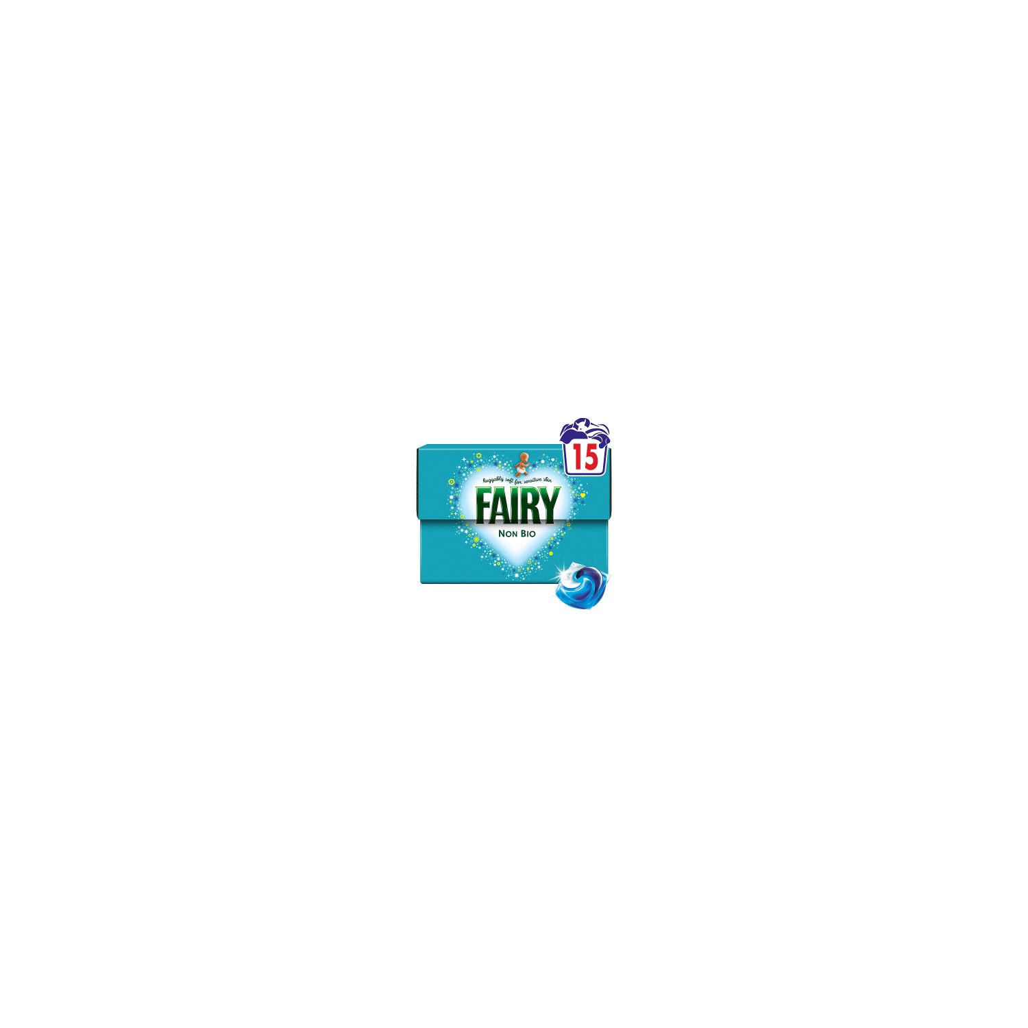 Fairy Non Bio PODS laundry detergent 15 washes (British brand)