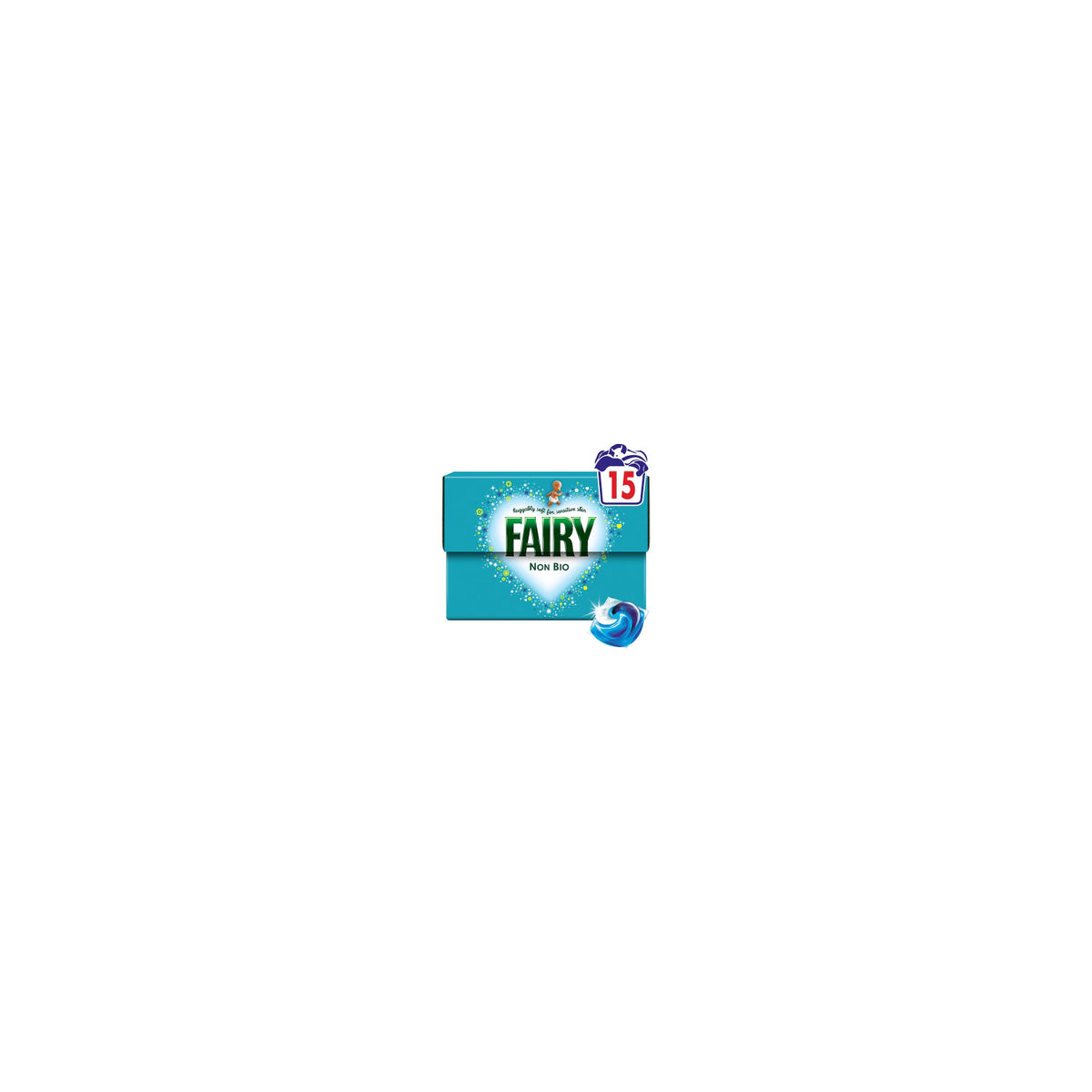 Fairy Non Bio PODS laundry detergent 15 washes (British brand)