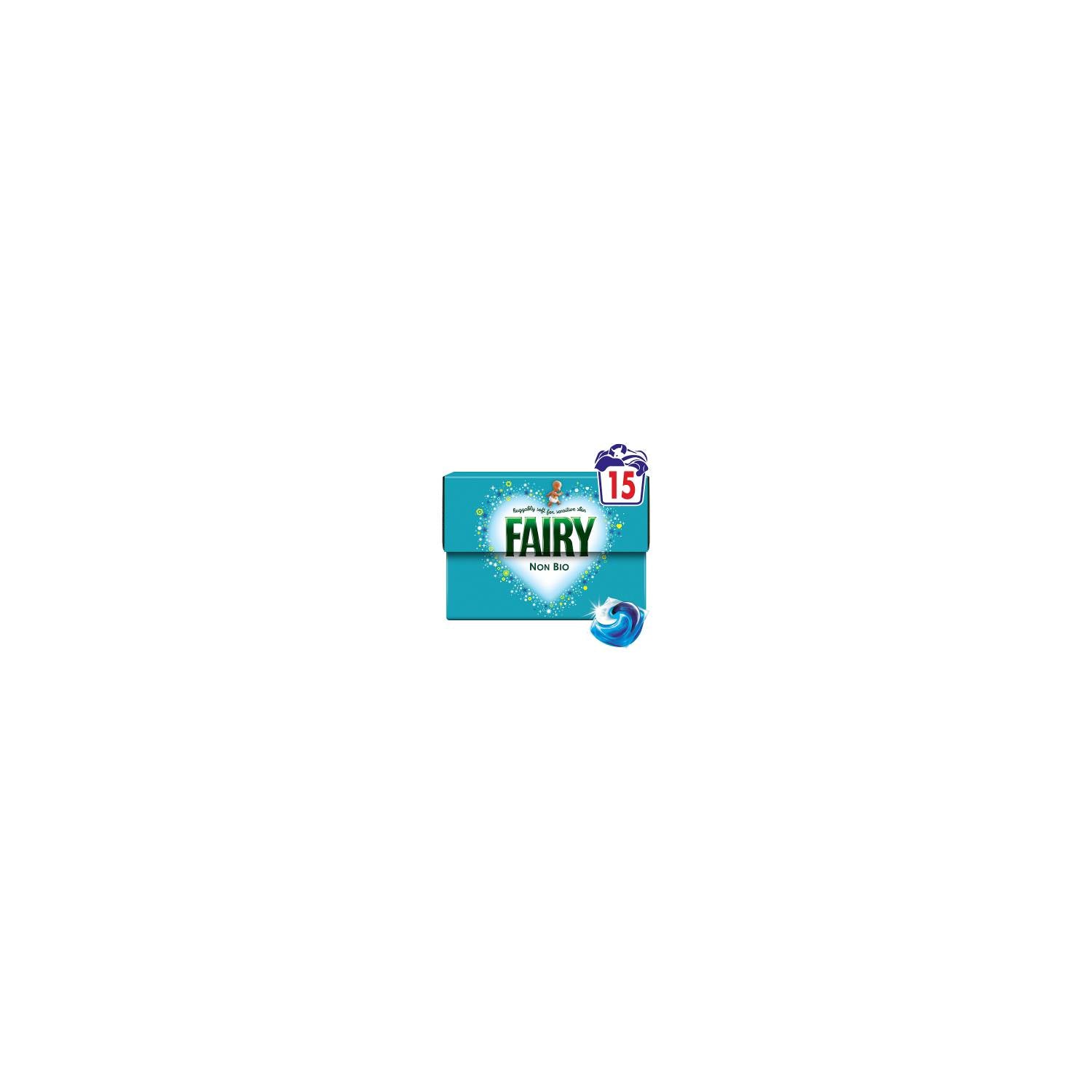 Fairy Non Bio PODS laundry detergent 15 washes (British brand)