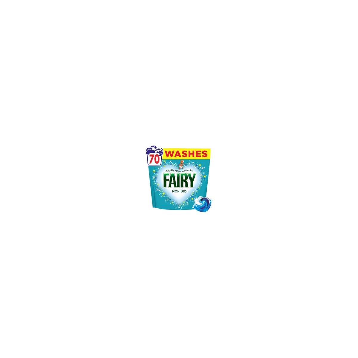 Fairy Non Bio PODS laundry detergent 70 washes, imported from the UK