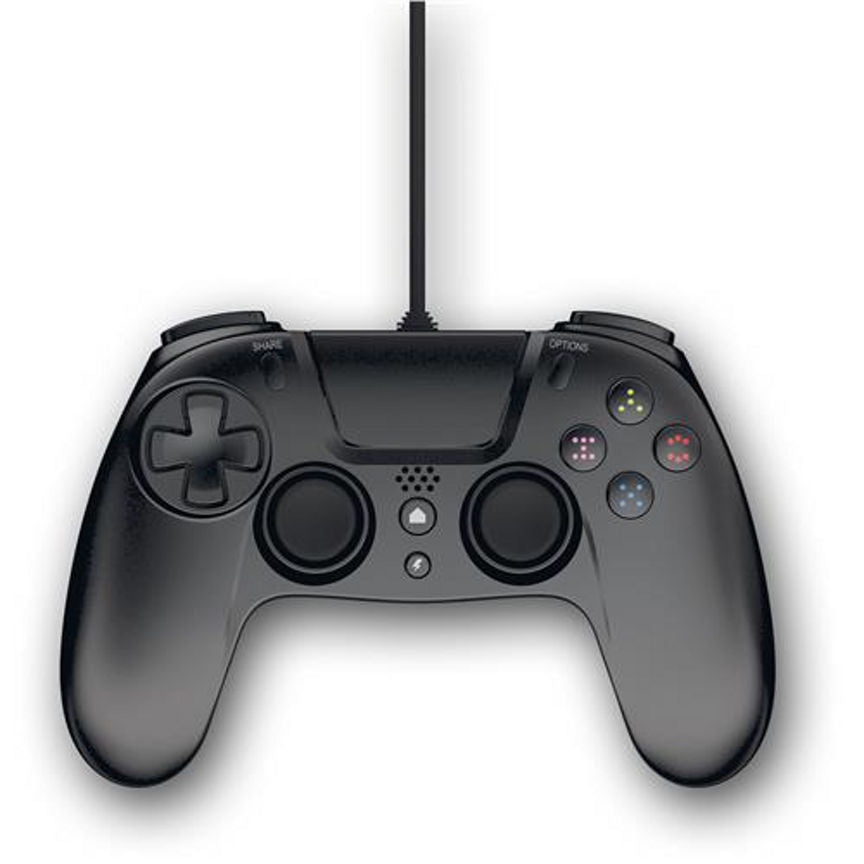 PS4 VX4 Wired Controller Black GOODS ASDA   