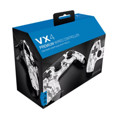 Gioteck PS4 VX4 Wired Controller Arctic Camo, UK version
