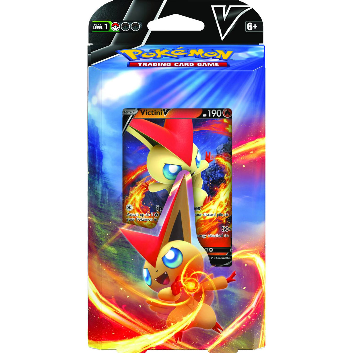 Pokemon battle deck Victini V Gardevoir V 60-card (British brand)