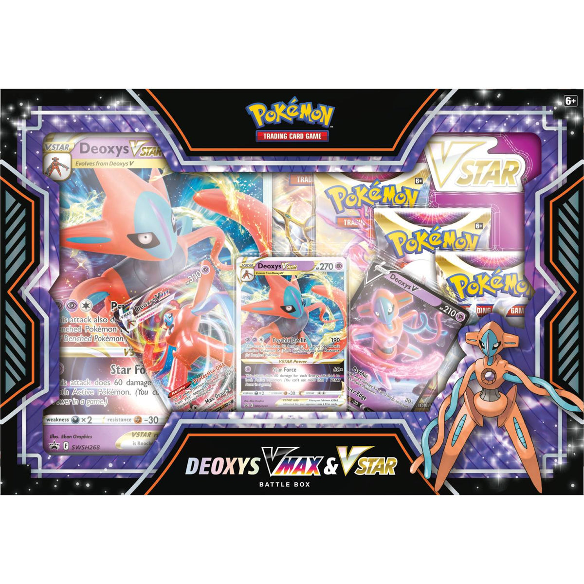 Pokémon TCG Battle Box Deoxys & Zeraora VMAX VSTAR, imported from the UK