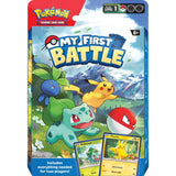 Pokémon My First Battle set with Bulbasaur Pikachu Charmander Squirtle - British product
