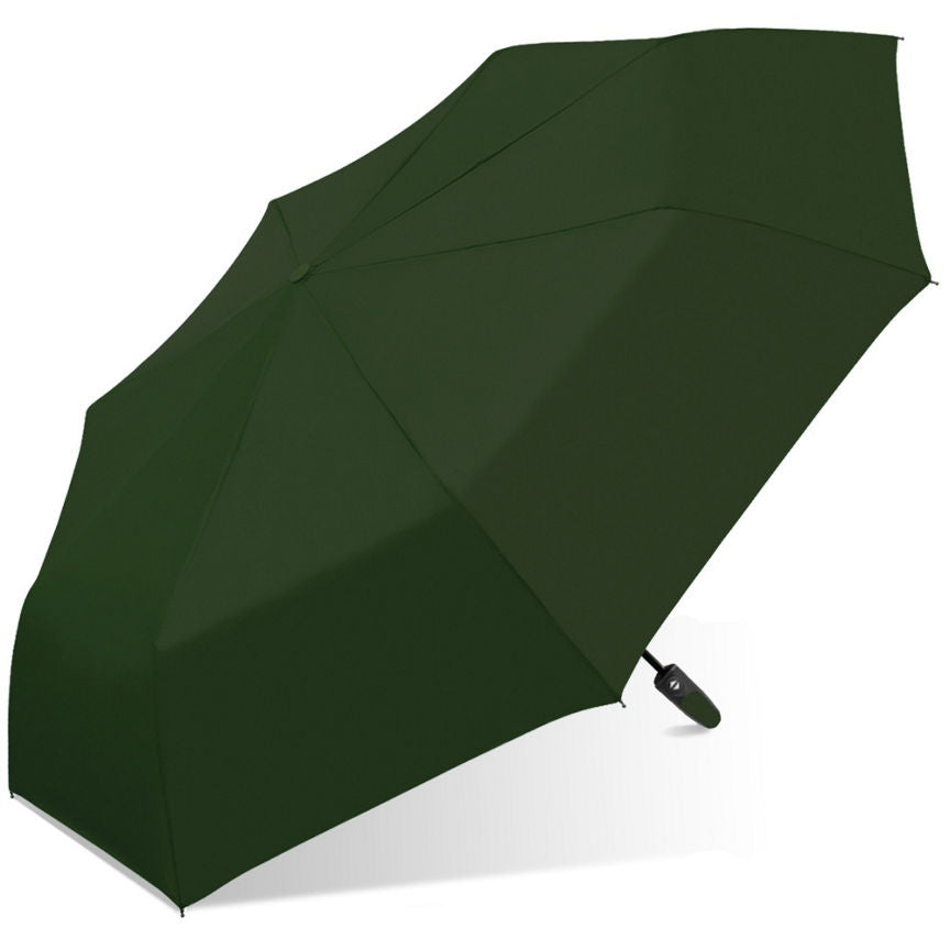 The Weather Station Hunter Green Automatic Umbrella