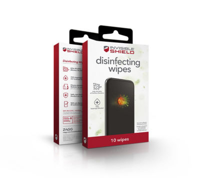 Disinfecting wipes 10pk for electronics, UK version