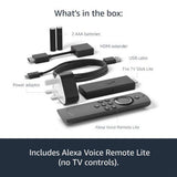Amazon Fire TV Stick Lite streaming stick, imported from the UK
