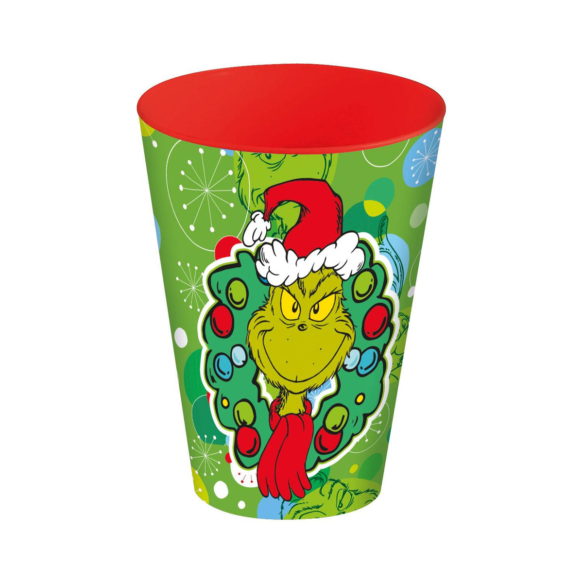 The Grinch plastic tumbler cup - imported from the UK