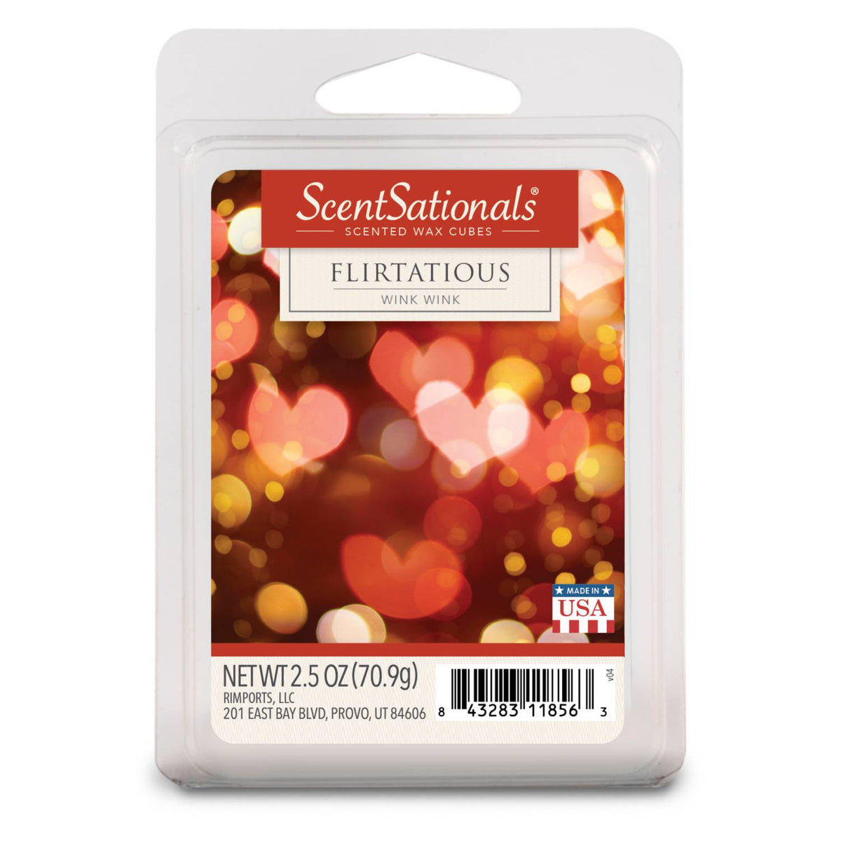 ScentSationals Flirtatious wax cubes 2.5 oz, UK version