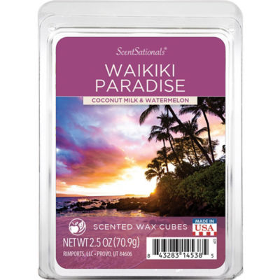 ScentSationals Waikiki Paradise Wax Cubes (British brand)