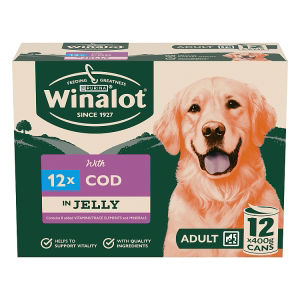 ASDA Winalot Classics Mixed in Jelly Cod Wet Dog Food 12x400g- Buy online at McGrocer