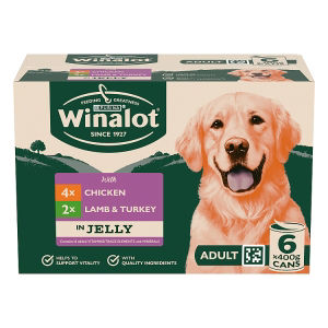 ASDA WINALOT Classics Mixed in Jelly Wet Dog Food 6x400g- Buy online at McGrocer
