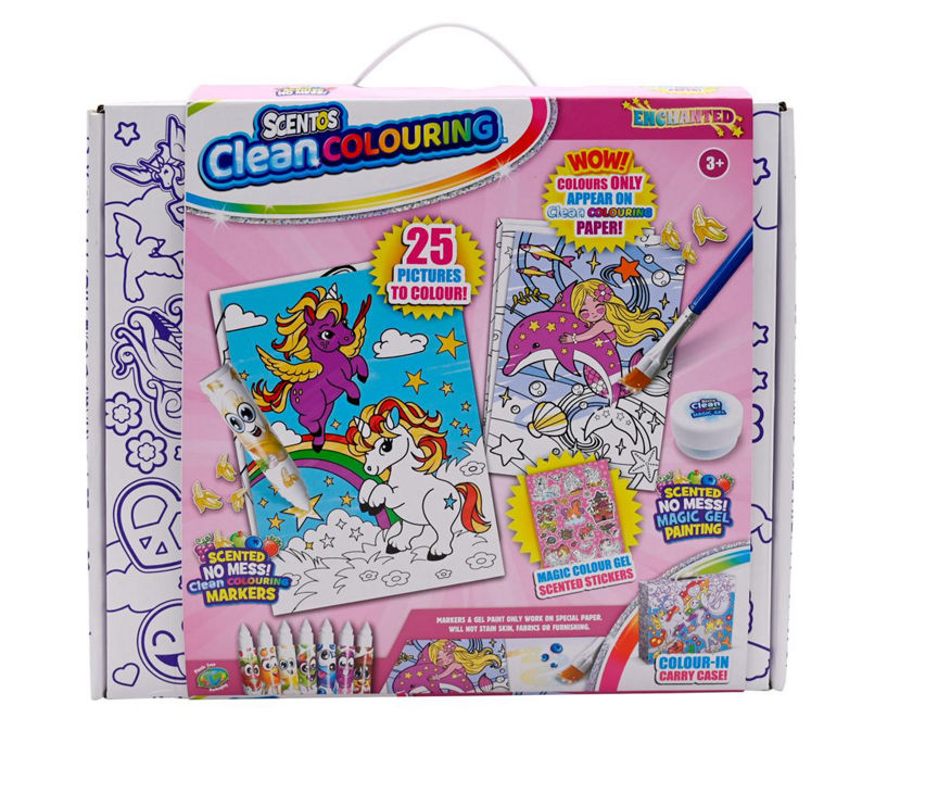 Scentos Scented Clean Colouring Set GOODS ASDA   