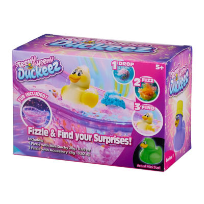 Teeny Weeny Duckeez bath fizzies surprise duck toy (British brand)